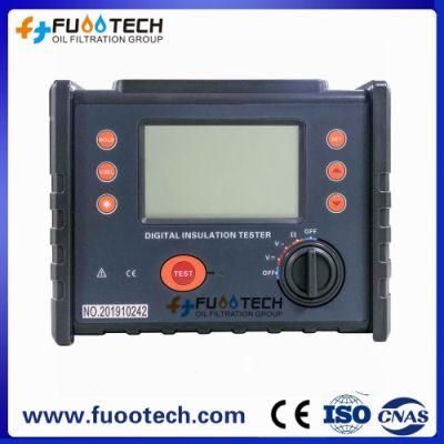 Fuootech Model Model Dmg2672 250V to 5kv Portable Digital Insulation Resistance Tester