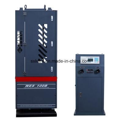 Digital Display Hydraulic Universal Material Testing Machine (WES-100B)