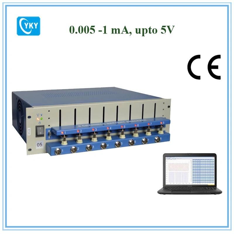 8 Channel Battery Analyzer (6-3000 mA, up to 5V) with Software
