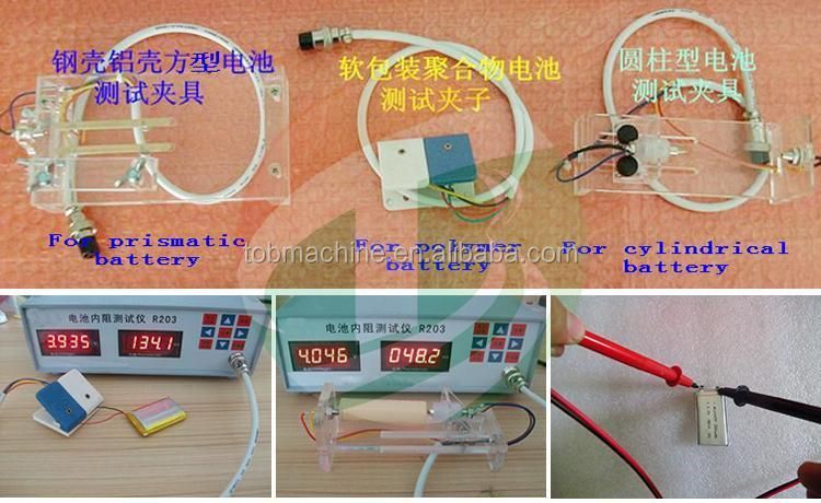 Battery Voltage and Internal Resistance Tester