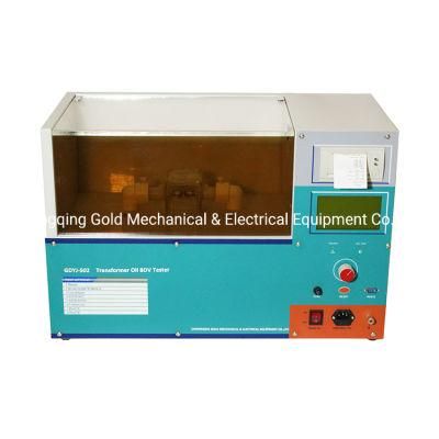 100kv Insulating Oil Dielectric Strength Tester Transformer Oil Breakdown Voltage Bdv Test Equipment