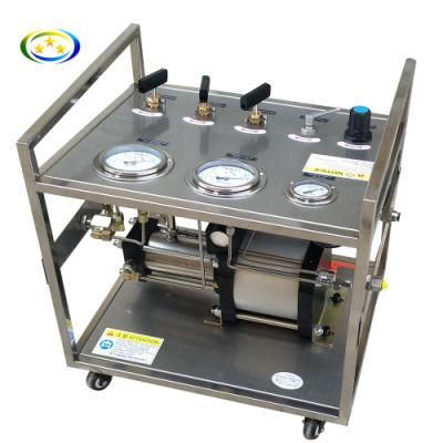 Terek Double Stage High Pressure Gas Booster Pump System for Gas Cylinder Transfer and Refilling