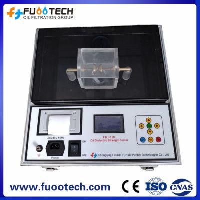 Series Fot-I Fully Automatic Transformer Oil Bdv Tester for 100kv (One Cup)