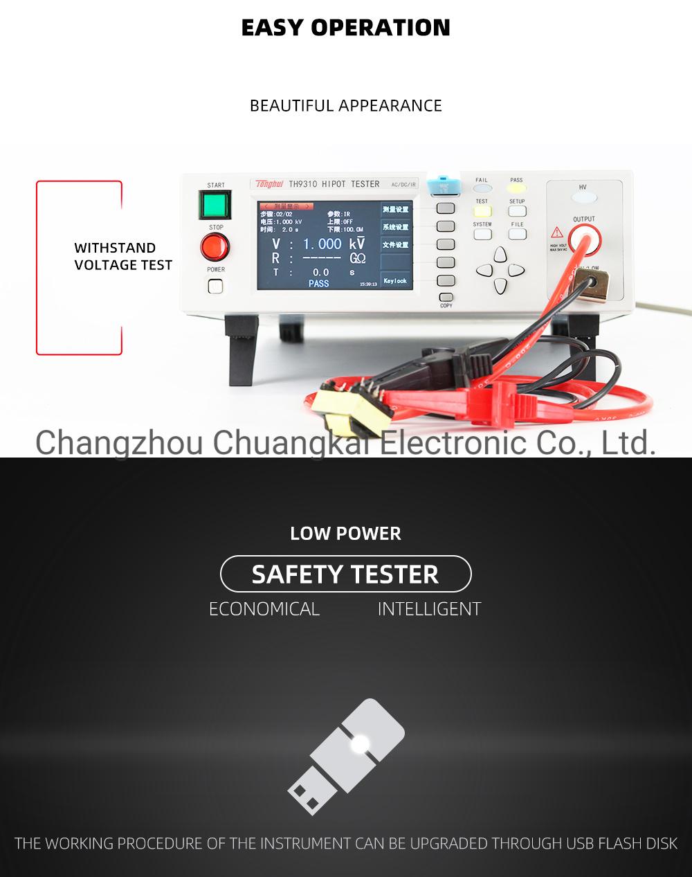 Th9320 AC/DC Hipot Tester with Insulation Resistance Test Function