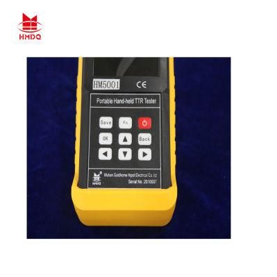 Three Phase Handheld Porable TTR Tester for Transformer Turns Ratio, Voltage Ratio
