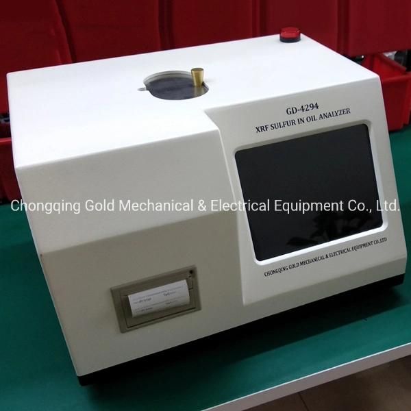 Diesel Fuel Laboratory Testing Equipment Sulphur in Marine Fuel Oil Analyzer
