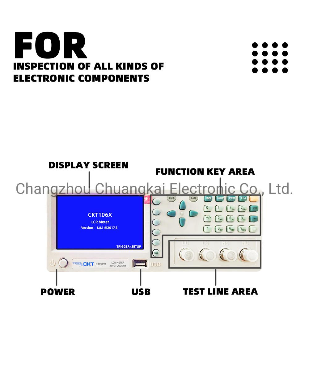 Ckt106X Digital Rlc Meter Capacitance Tester Resistance Meter Tester