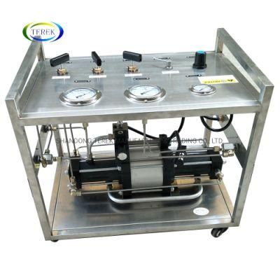 Terek Double Stage Pneumatic Booster Pump System for Valve Test Bench Testing