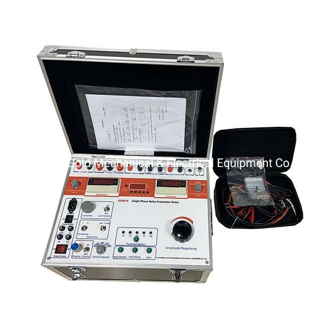 Gdjb-III Single Phase Protection Relay Test Set Realy Tester