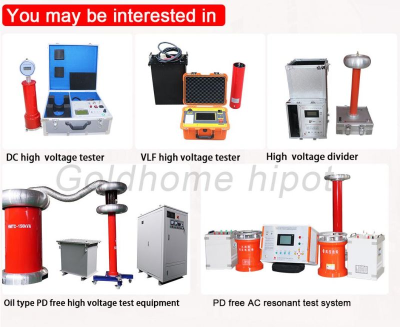 AC DC Pd Free Hipot Tester Power Frequency Withstand Voltage High Voltage Partial Discharge Test Equipment