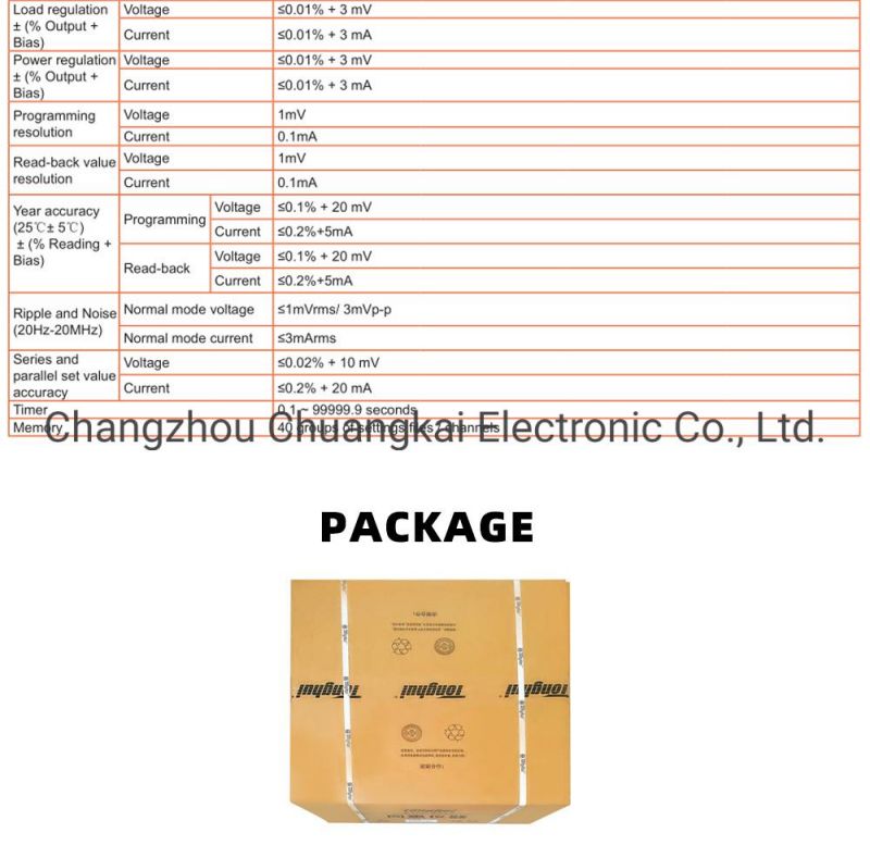 Th6402b Quadruple Programmable DC Power Supply Power Source