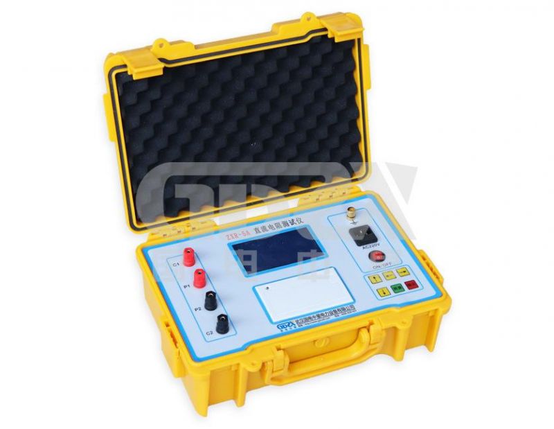 Portable Yellow AC1.5kV 50Hz DC 5A Fast Test Transformer Winding Resistance Tester