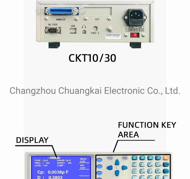 Capacitance Lcr Meter Resistance Meter ESR Meter (Model CKT10A)