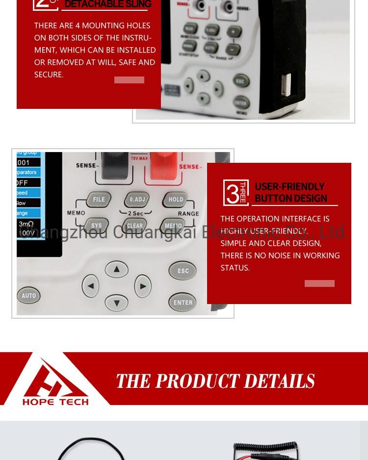 Cht3554D Vehicle Battery Tester for Battery Internal Resistance Measurement