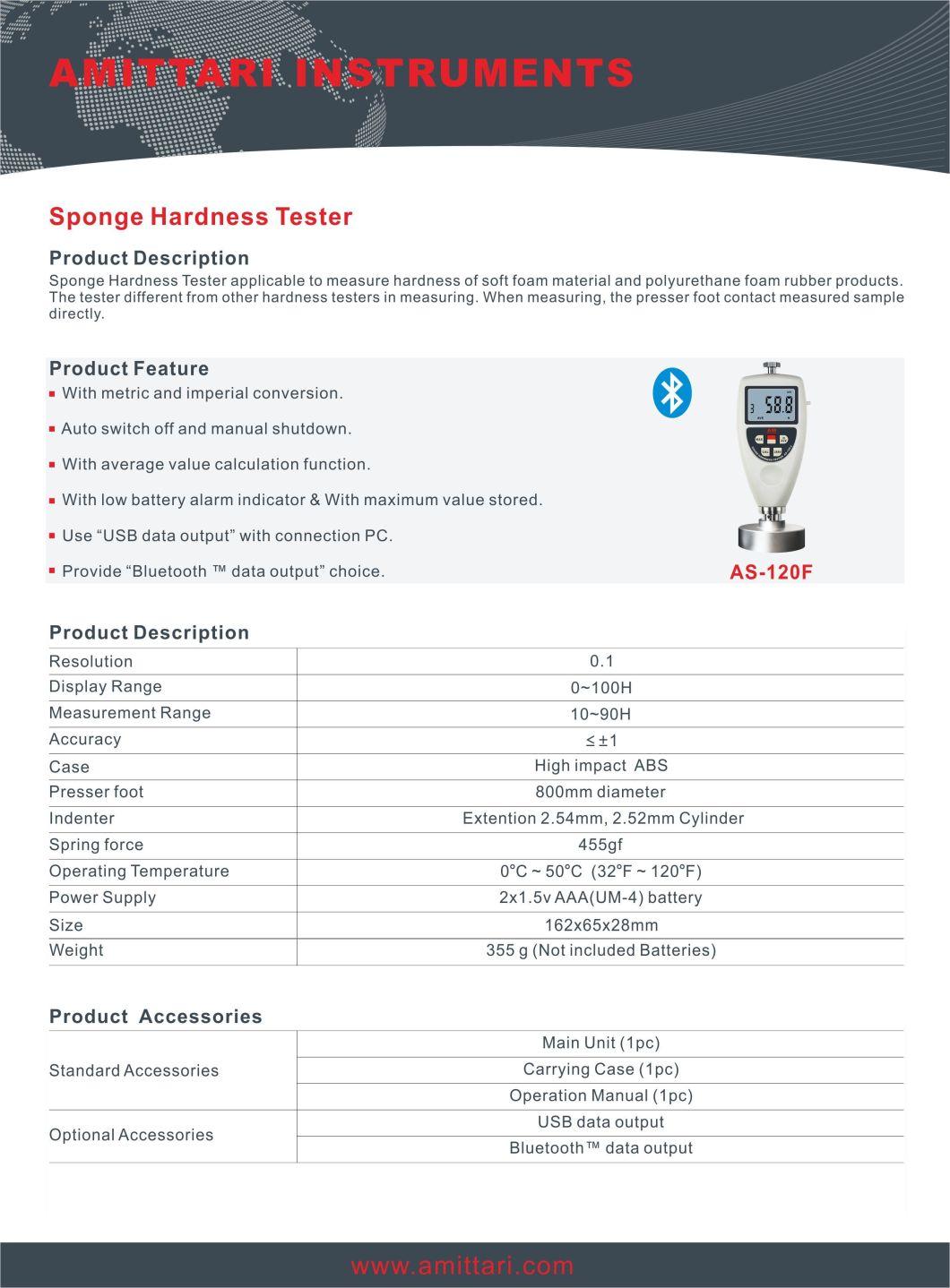 Digital Polyurethane Foam Rubber Hardness Tester