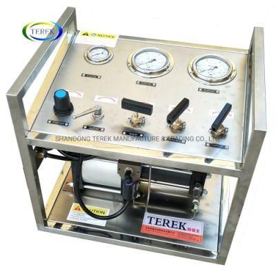 Terek High Quality Pneumatic Compressed Air Gas Booster Pump System for N2 Helium