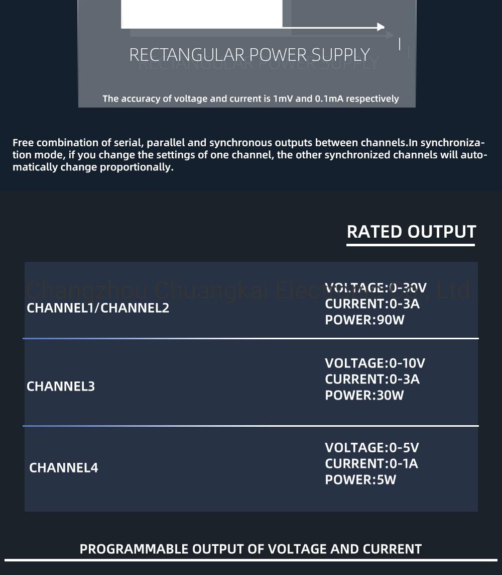 Th6402b Quadruple Programmable DC Power Supply Power Source
