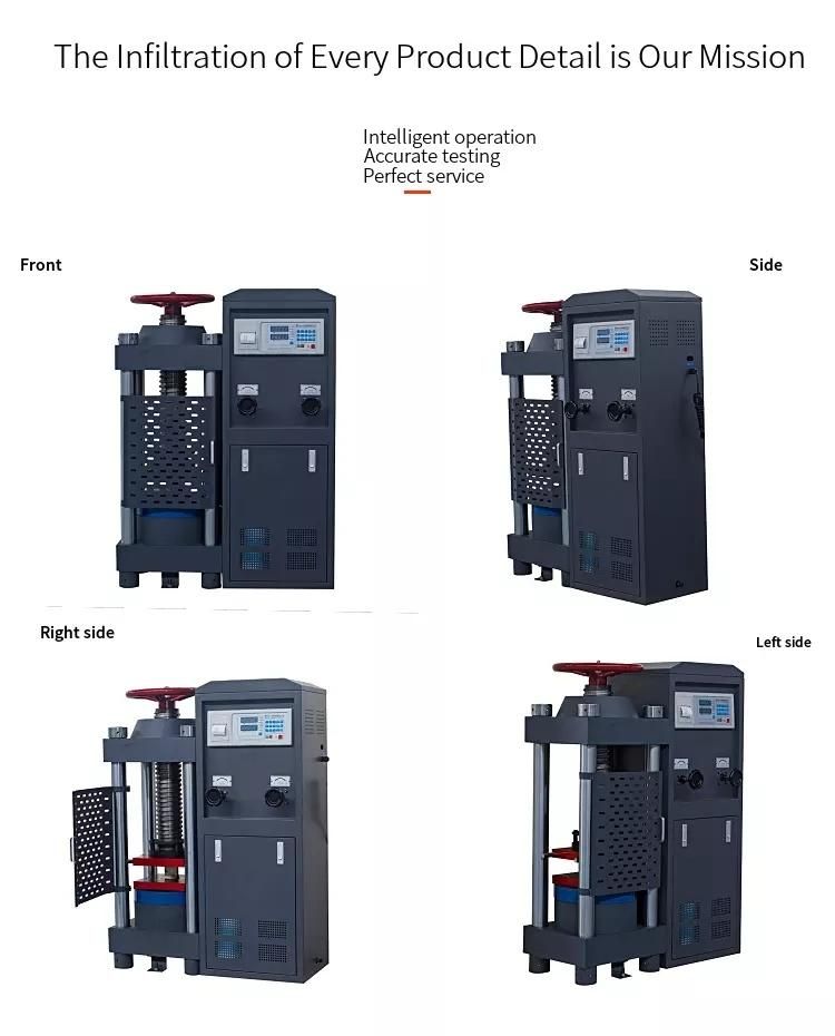 Building Material Hydraulic Compression Testing Machine for Concrete Cement Brick Test