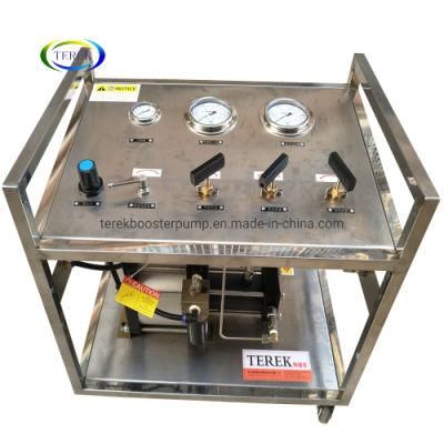 Terek Brand High Quality 320 Bar Output Portable Air Driven Oxygen Gas Booster Unit for Charging Bottles