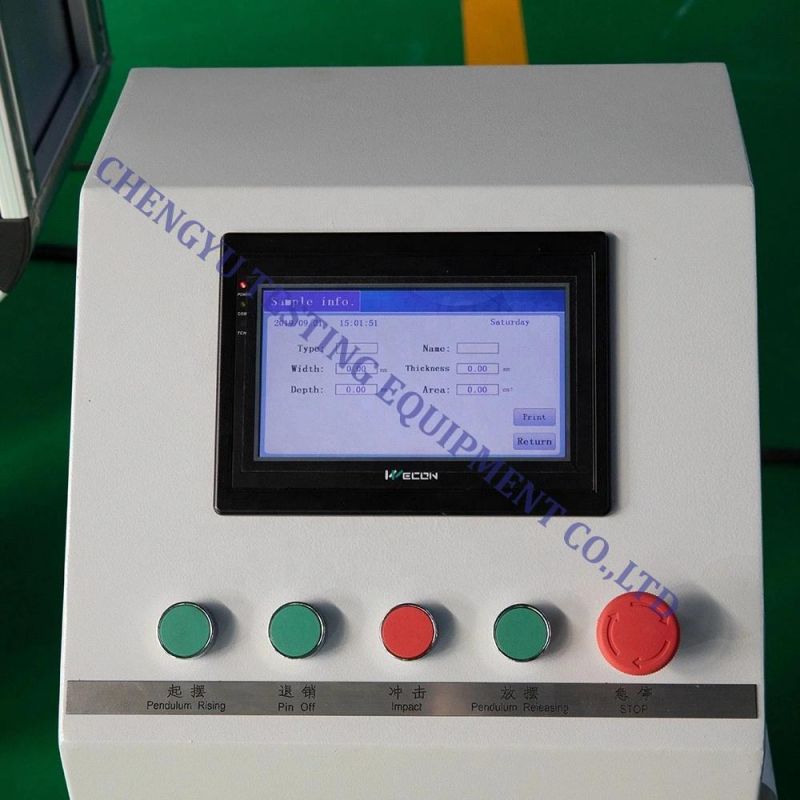 Jbw-500b Microcomputer Controlled Pendulum Charpy Impact Testing Machine