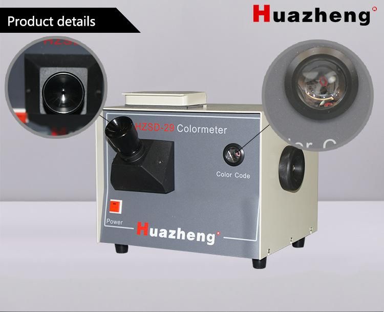 Petroleum Products Colorimeter Oil Color Tester Portable Color Test Machine