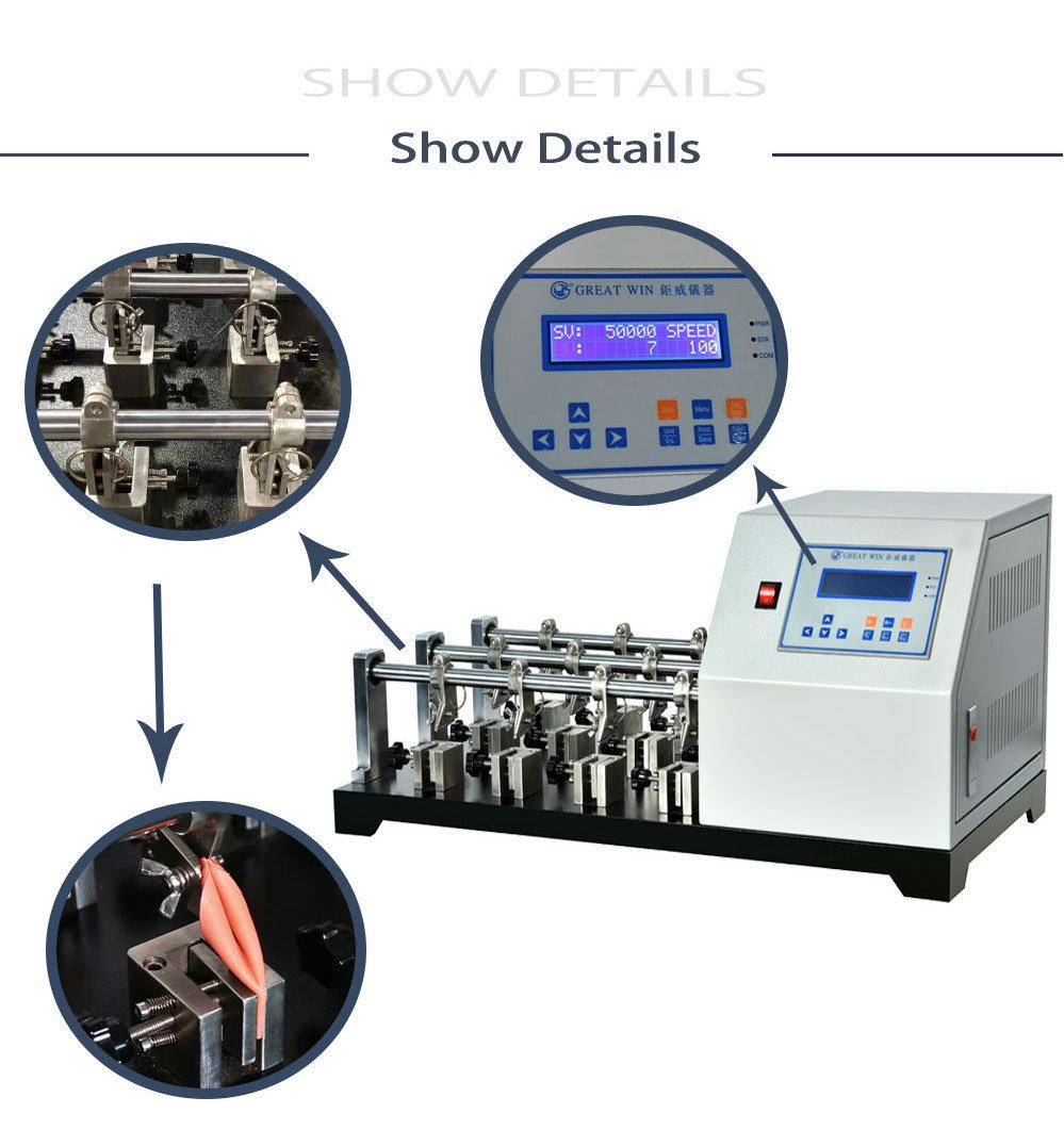 BS-3144, JIS-K6545 Standars Leather Flexing Durability Testing Machine (GW-001A)
