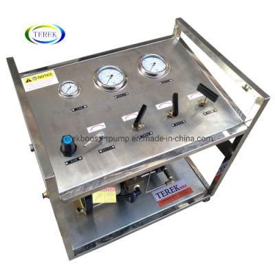 Terek Brand Best Price 500-800 Bar Output Air Driven Gas Booster Station Pressure Control Bench