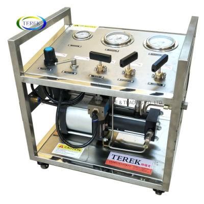 Terek Brand High Pressure Pneumatic Air Driven Natural Gas Booster Pumps/Oxygen Gas Booster Pump System