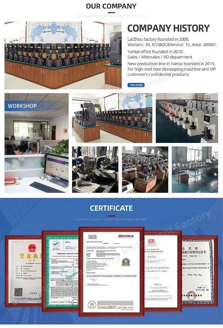 Laihua Computerized Universal Testing Machine CE Certification