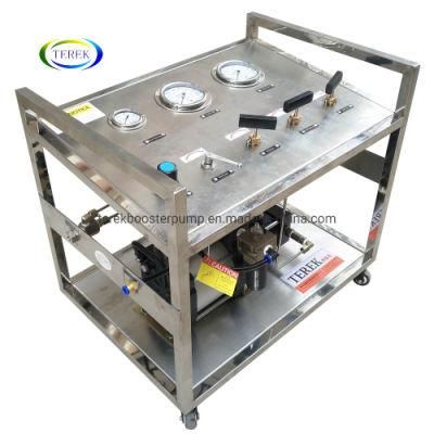 Terek Brand High Quality 500-800 Bar Output Pneumatic Gas Booster Station Pressure Control