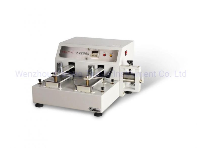 Motorzied Fabric Crockmeter Friction Tester Textile Wet Dry Color Rubbering Fastness Lab Testing Equipment
