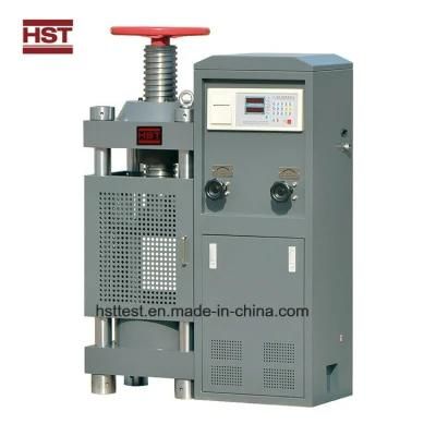 Yes-2000 Digital Display Hydraulic Power Compression Testing Machine