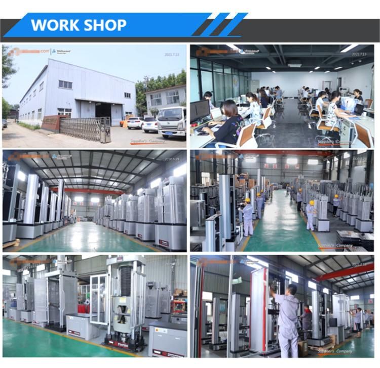 10-200kn Electronic Universal Testing Instrument Tensile Strength Testing Machine for Sale 