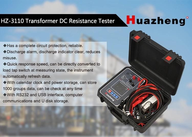 Power Transformer Winding Resistance Tester/ 10A DC Resistance Analyzer
