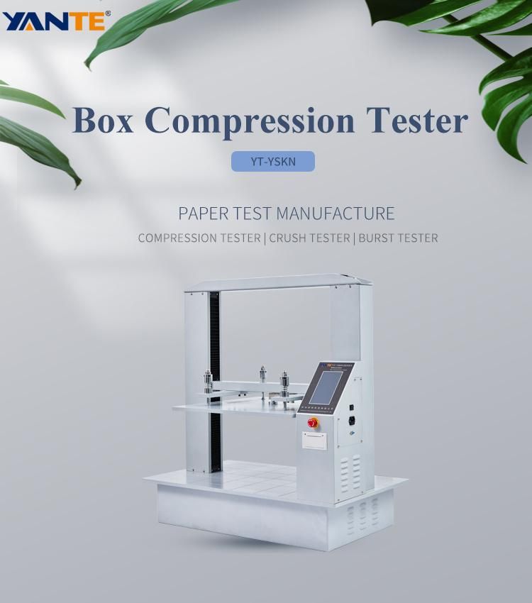 Yt-Yskn ISO Lab Equipment Electronic Corrugated Box/Carton Compression Tester