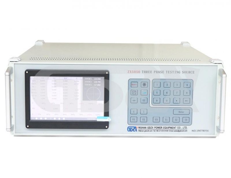 High Precise Three Phase Programmable Testing Source AC DC Electric Energy Meter Field Calibrator