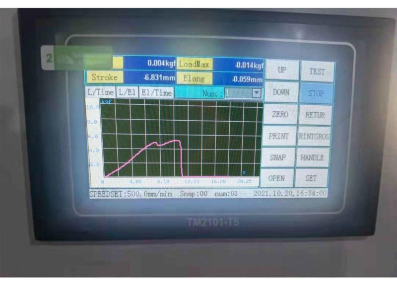 Microcomputer Touch Screen Tensile Test Testing Machine (GW-21010)