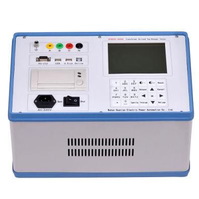 0.5 ~20 Ohm 3 Channels U-Disk Storage, Local Storage 1g on-Load Tap-Changer Tester