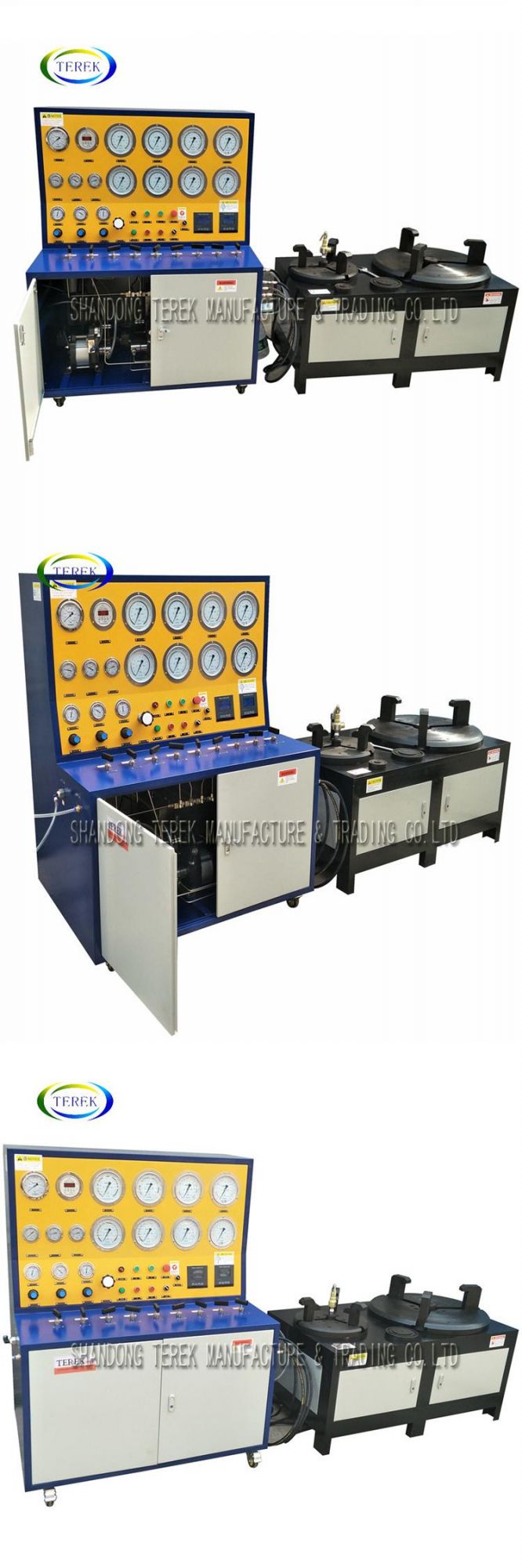 Terek Brand Max 600 Bar Pressure Safety Relief Valve Test Bench