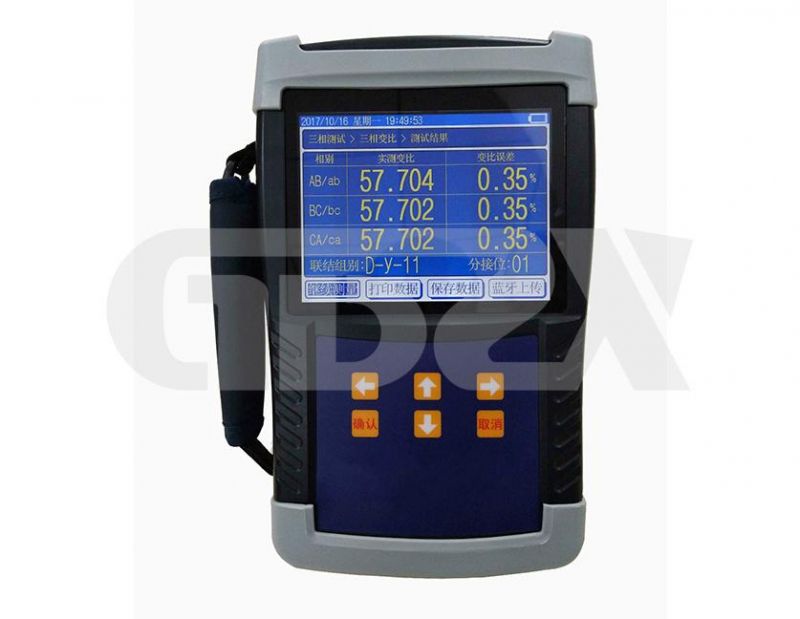 AC DC Hand-held High Accuracy Three Phase Transformer Ratio Tester