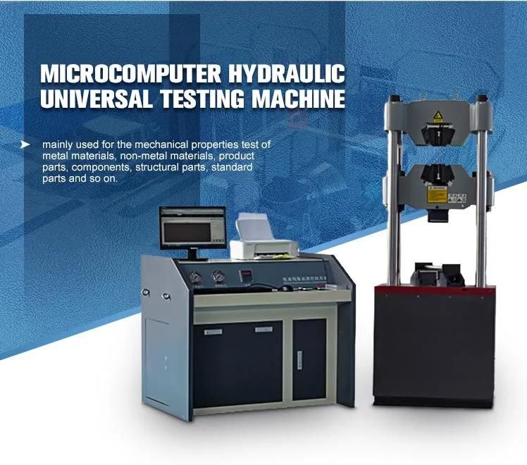 1000kn Microcomputer Controlled Hydraulic Universal Tensile Testing Machine