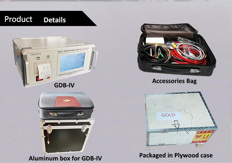 Automatically High Accuracy Three Phase Transformer Turns Ratio TTR Meter Substation Transformer TTR Tester