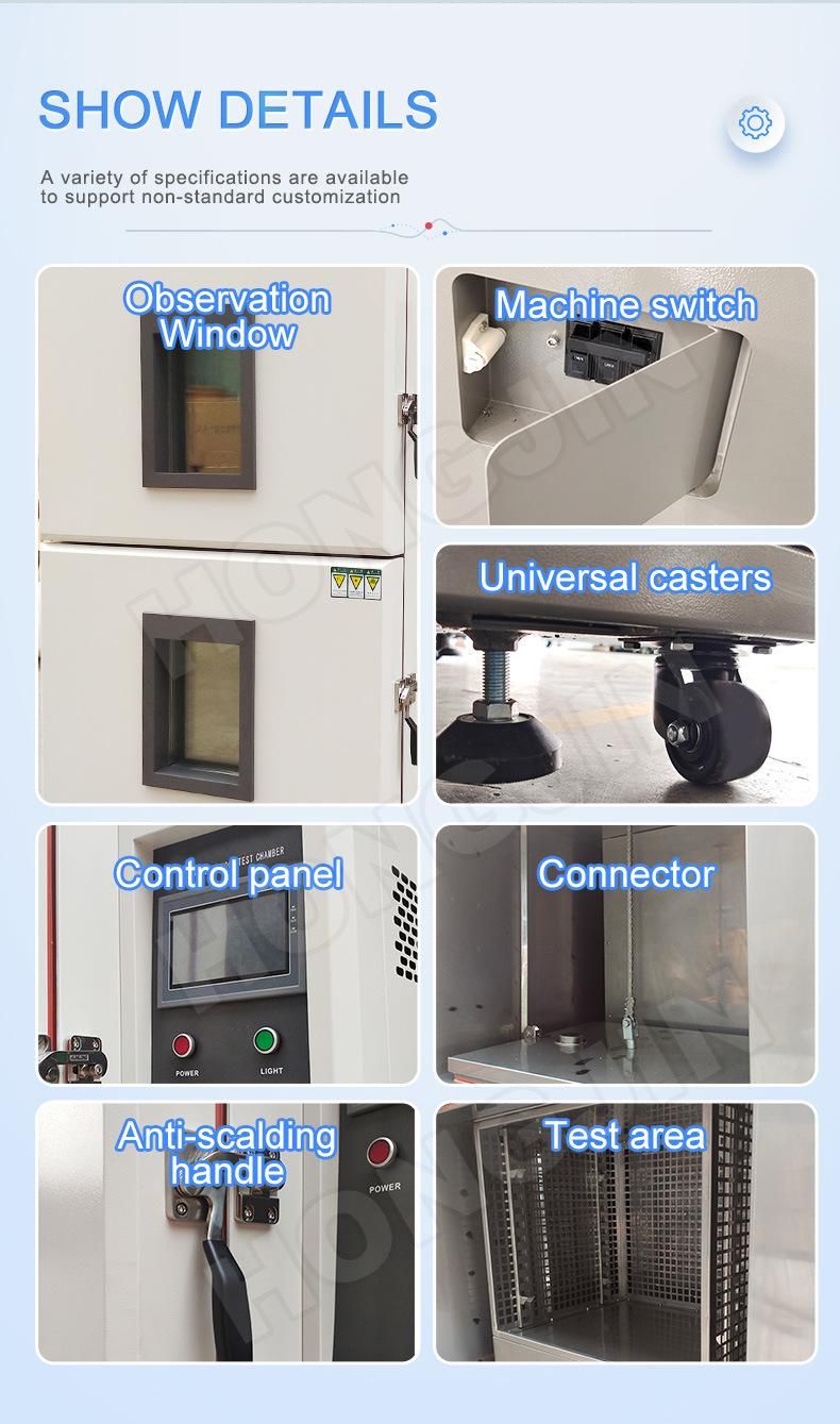 Hj-9 Material Inspection Equipment with Simple Operating System Using Touch Graphic Control for The Thermal Shock Test Chamber