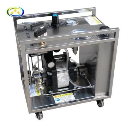 Terek Max 400 MPa Portable Air Driven Hydraulic Pump Test Stand Hydrotest Equipment