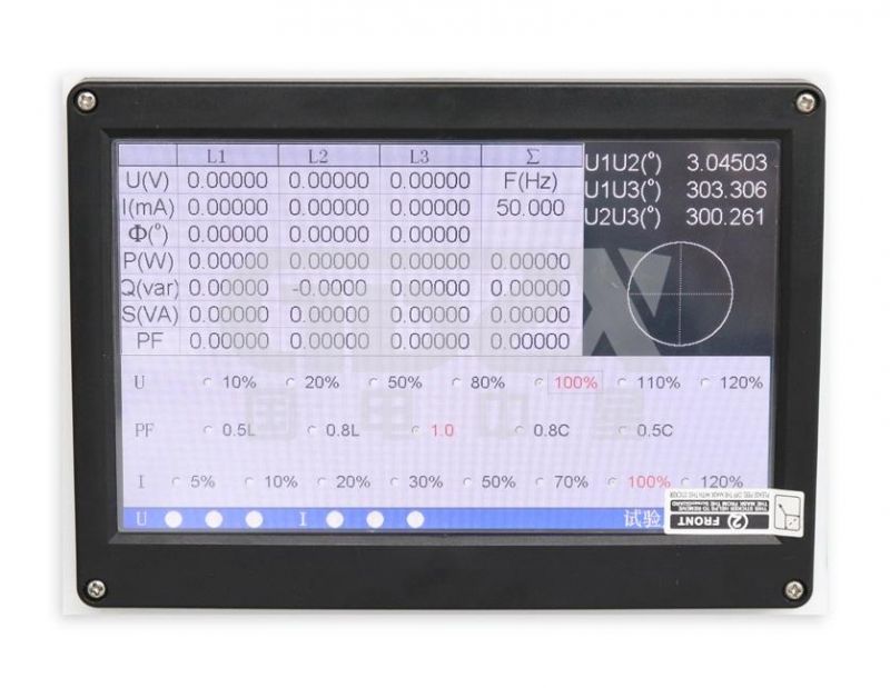 Phantom Loads Check Power Meter AC Three Phase output 20A Class 0.05 Energy Meter Test Instrument