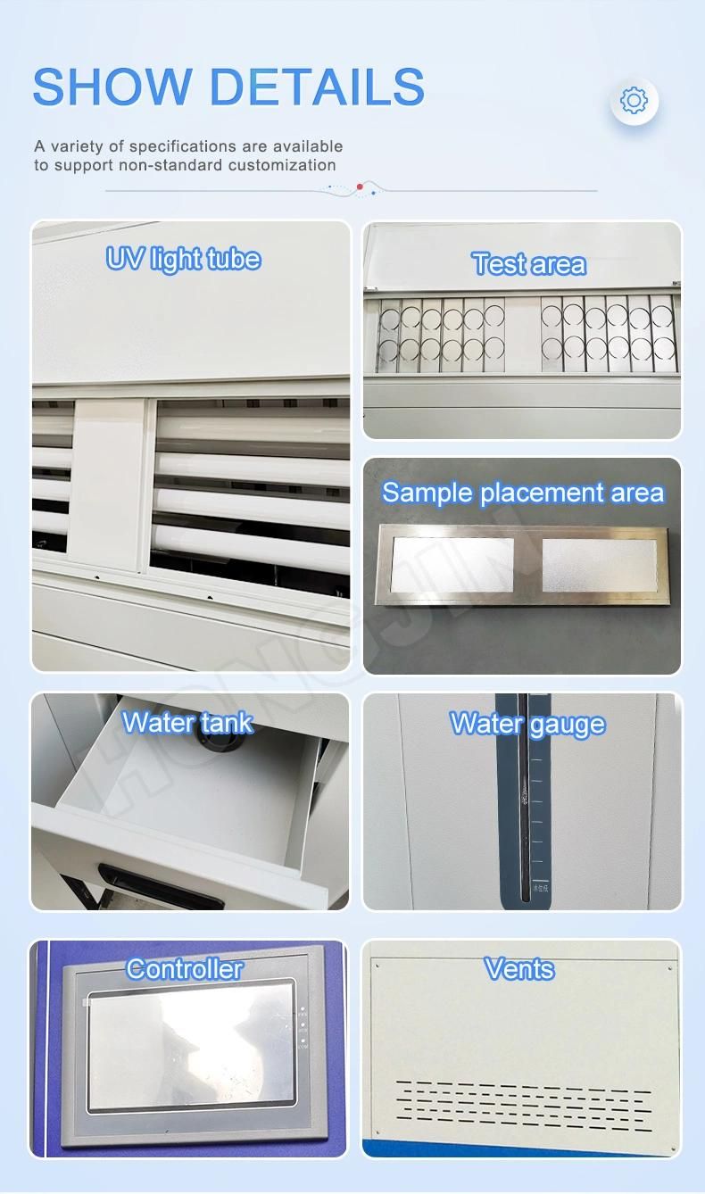 UV Light Ultraviolet Weathering UV Accelerated Aging Test Chamber