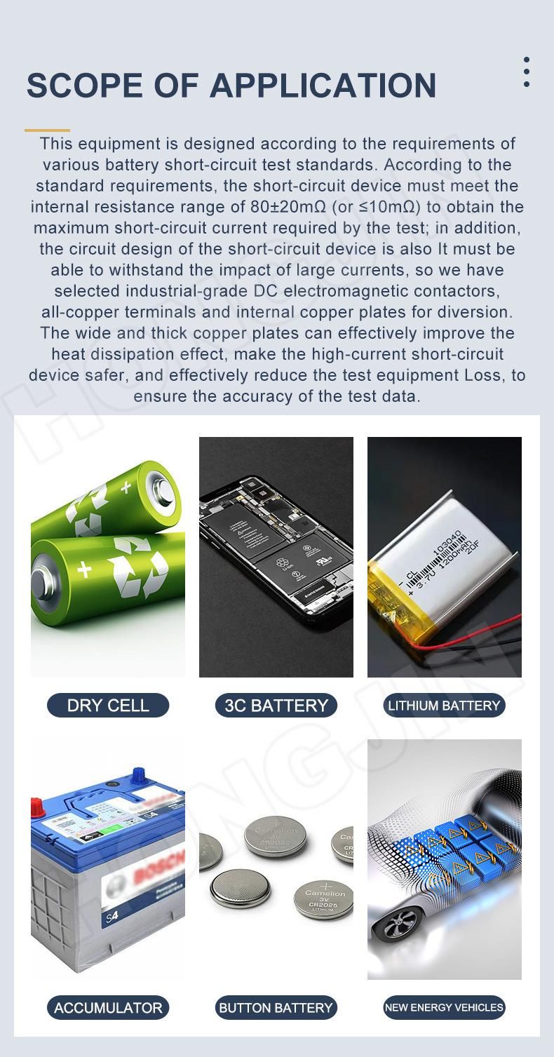 Battery Safety Tester Battery Short Circuit Test Machine