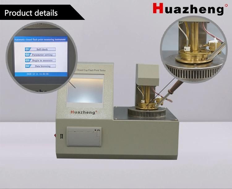 China Manufacturer Price Automatic Digital Portable Open/Closed Cup Type Oil Flash and Fire Point Tester