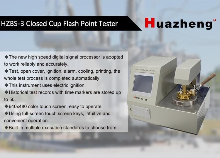 Transformer Oil Analyzer Syd-261 Automatic Closed Cup Flash Point Tester