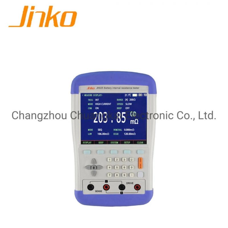 Jk625 Handheld LED Battery Tester Portable Type Battery Analyzer